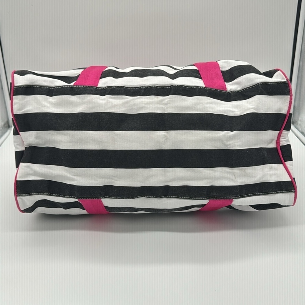 VICTORIA'S SECRET Zip around‎ MEDIUM Bag Shopping/Travel/Striped - Picture 5 of 11